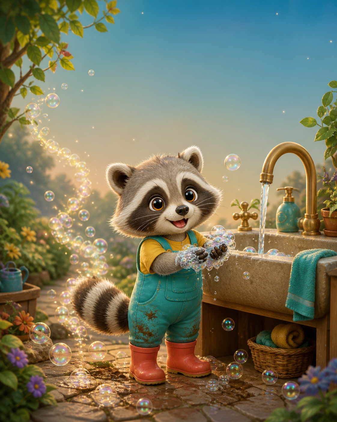 Arlo's Bubble-Clean Hands book cover