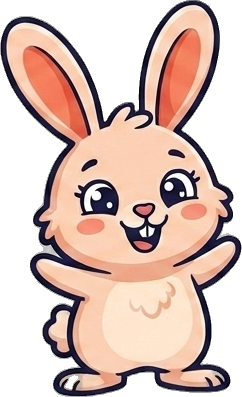 Mimi, a bouncy rabbit