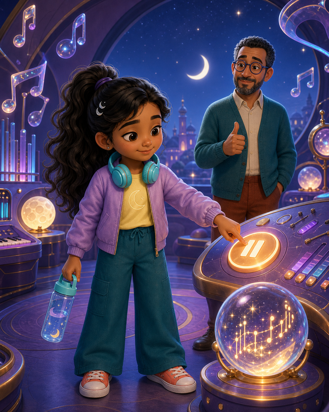 Maya and the Moonlight Pause book cover